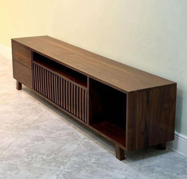 wooden tv stand